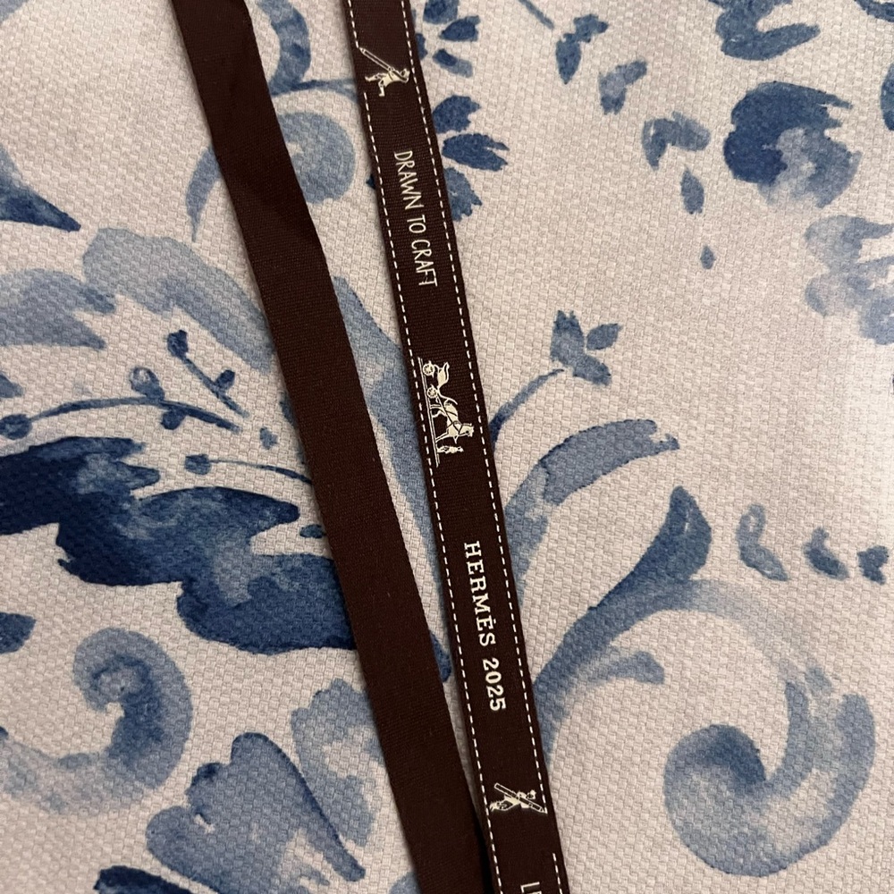 Authentic Hermes Brown Ribbon